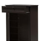 Harding Espresso Shoe-Storage Cabinet FredCo