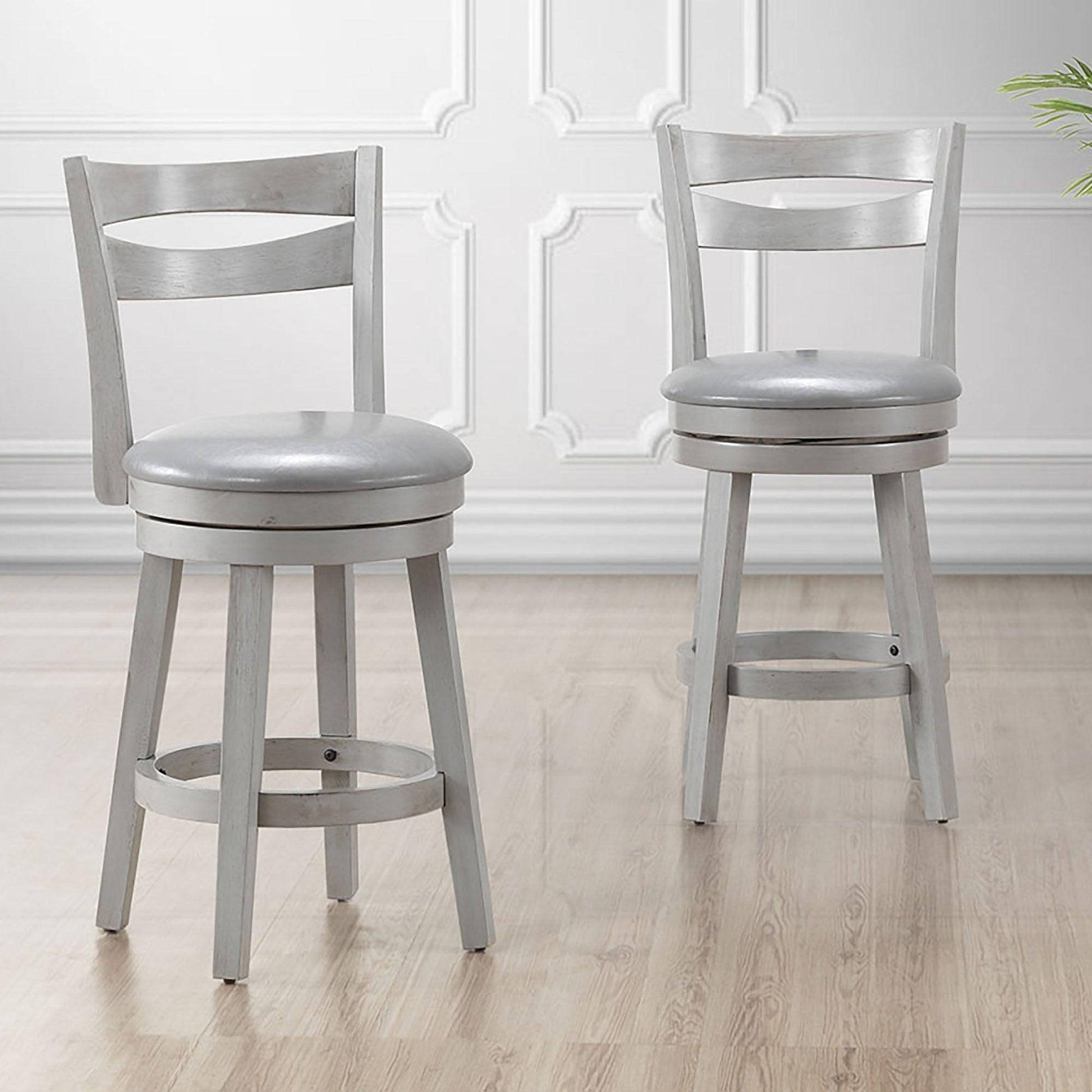 HARLO 26'' Counter Stool, Set Of 2 Grey FredCo