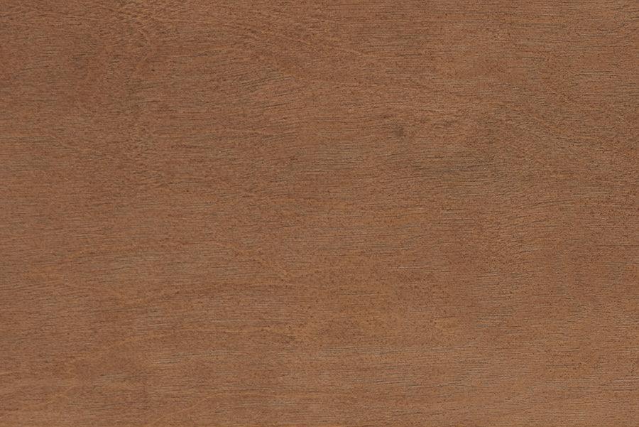 Harper Mid-Century Modern Transitional Walnut Brown Finished Wood Full Size Platform Bed with Charging Station FredCo
