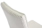 Harrowgate Beige Linen Modern Dining Chair (Set of 2) FredCo