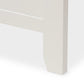 Harry Classic Butter Milk and Walnut Finishing Twin Size Platform Bed FredCo
