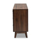 Hartman Mid-Century Modern Walnut Brown Finished Wood 6-Drawer Dresser FredCo