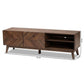 Hartman Mid-Century Modern Walnut Brown Finished Wood TV Stand FredCo