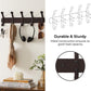 Heavy-Duty Organizer with 5 Hooks, Espresso FredCo