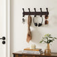 Heavy-Duty Organizer with 5 Hooks, Espresso FredCo