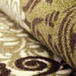 Hedena Non-Slip Foldable Modern Baroque Medallion Rug FredCo