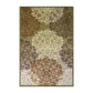 Hedena Non-Slip Foldable Modern Baroque Medallion Rug FredCo