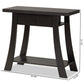 Herman Modern and Contemporary Dark Brown Finished Wood 1-Drawer Console Table FredCo
