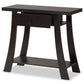 Herman Modern and Contemporary Dark Brown Finished Wood 1-Drawer Console Table FredCo