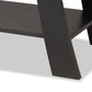Herman Modern and Contemporary Dark Brown Finished Wood 1-Drawer Console Table FredCo
