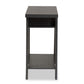 Herman Modern and Contemporary Dark Brown Finished Wood 1-Drawer Console Table FredCo