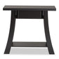 Herman Modern and Contemporary Dark Brown Finished Wood 1-Drawer Console Table FredCo