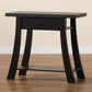 Herman Modern and Contemporary Dark Brown Finished Wood 1-Drawer Console Table FredCo