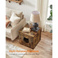 Hidden Litter Box for Cat, Rustic Brown 19 Inch FredCo
