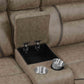 Higgins Four-Piece Upholstered Power Sectional Tan 600380 Coaster FredCo