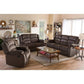 Hollace Modern and Contemporary Taupe Microsuede Sofa Loveseat and Chair Set with 5 Recliners Living room Set FredCo