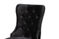 Honora Contemporary Glam and Luxe Black Velvet Fabric and Silver Metal 2-Piece Dining Chair Set FredCo