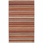 Horizon Retro Abstract Wavy Stripes Rug FredCo