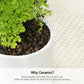 Indoor Plant Pots White FredCo