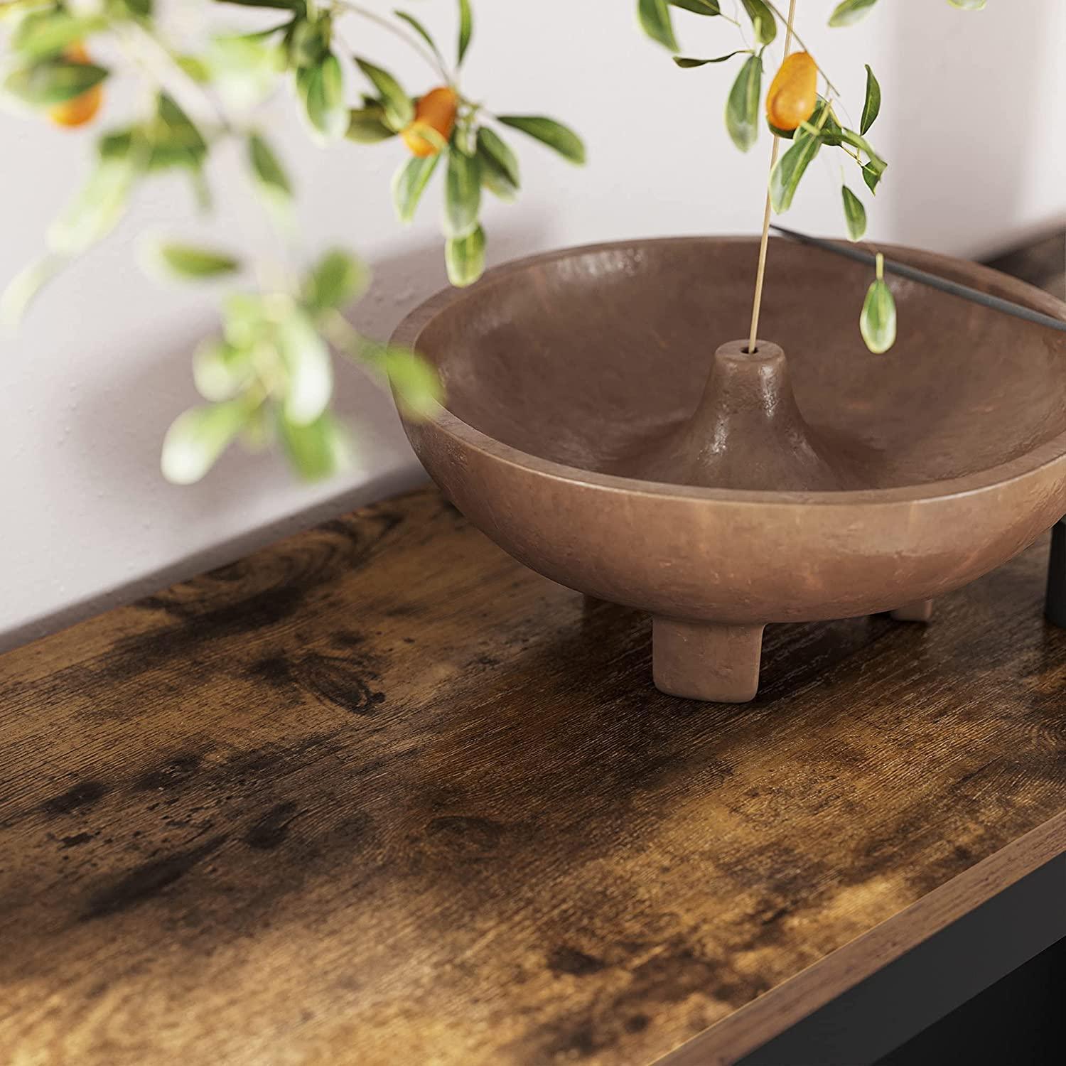 Industrial 3-Tier Console Table, 39 Inch FredCo