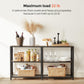Industrial Brown 3-Tier Sofa Table FredCo