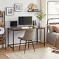 Industrial Brown 55 Inches Writing Desk for Office FredCo