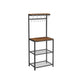Industrial Brown Baker's Rack with Shelves & Hooks FredCo