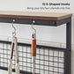 Industrial Brown Kitchen Baker's Rack with Cabinet FredCo