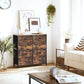 Industrial Dresser Storage Tower Brown 8 Drawer FredCo