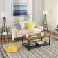 Industrial Free-Standing Floor Lamp with Shelves FredCo
