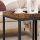 Industrial Nesting Tables Rustic Brown and Black FredCo