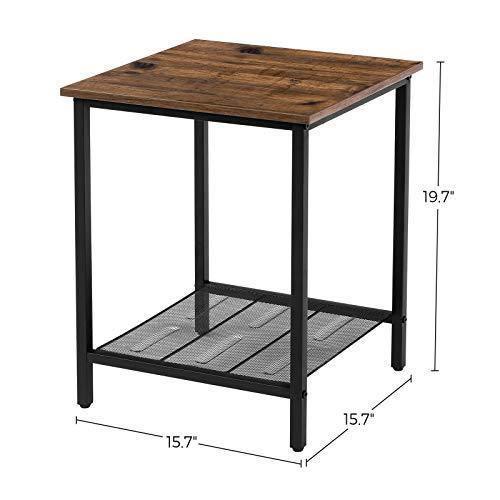 Industrial Steel Frame Nightstands FredCo