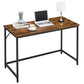 Industrial Writing Computer Desk with Metal Frame FredCo