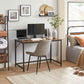 Industrial Writing Computer Desk with Metal Frame FredCo