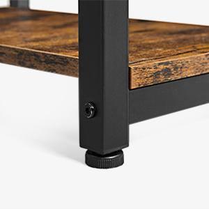 Industrial Writing Desk with Shelves & Storage Bag FredCo