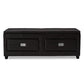 Indy Modern and Contemporary Functional Lift-top Cocktail Ottoman Table with Storage Drawers and Tray FredCo