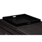 Indy Modern and Contemporary Functional Lift-top Cocktail Ottoman Table with Storage Drawers and Tray FredCo