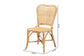 Irene Modern Bohemian Natural Rattan Dining Chair FredCo