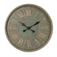 Iron Clock Green Finish FredCo