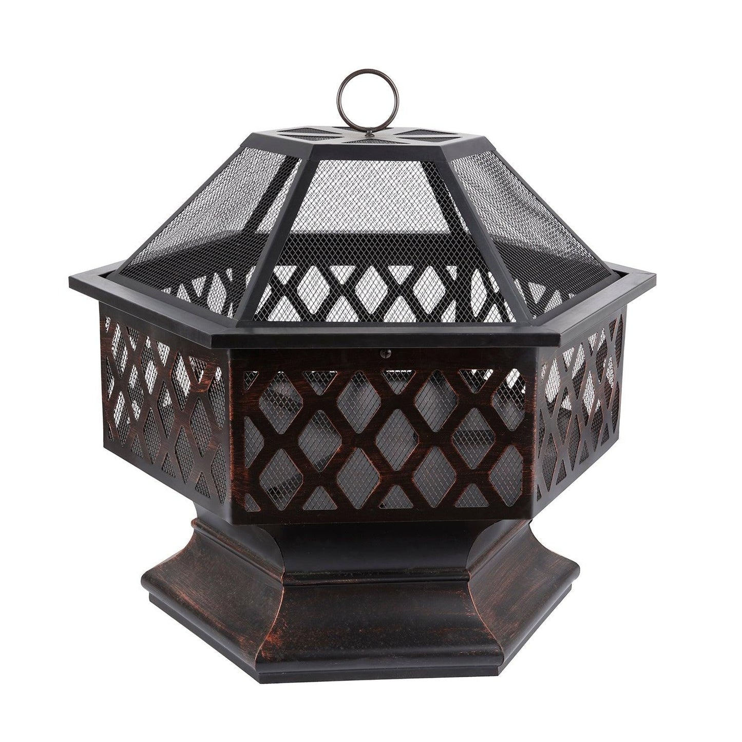Iron Fire Pit Outdoor 24" FredCo