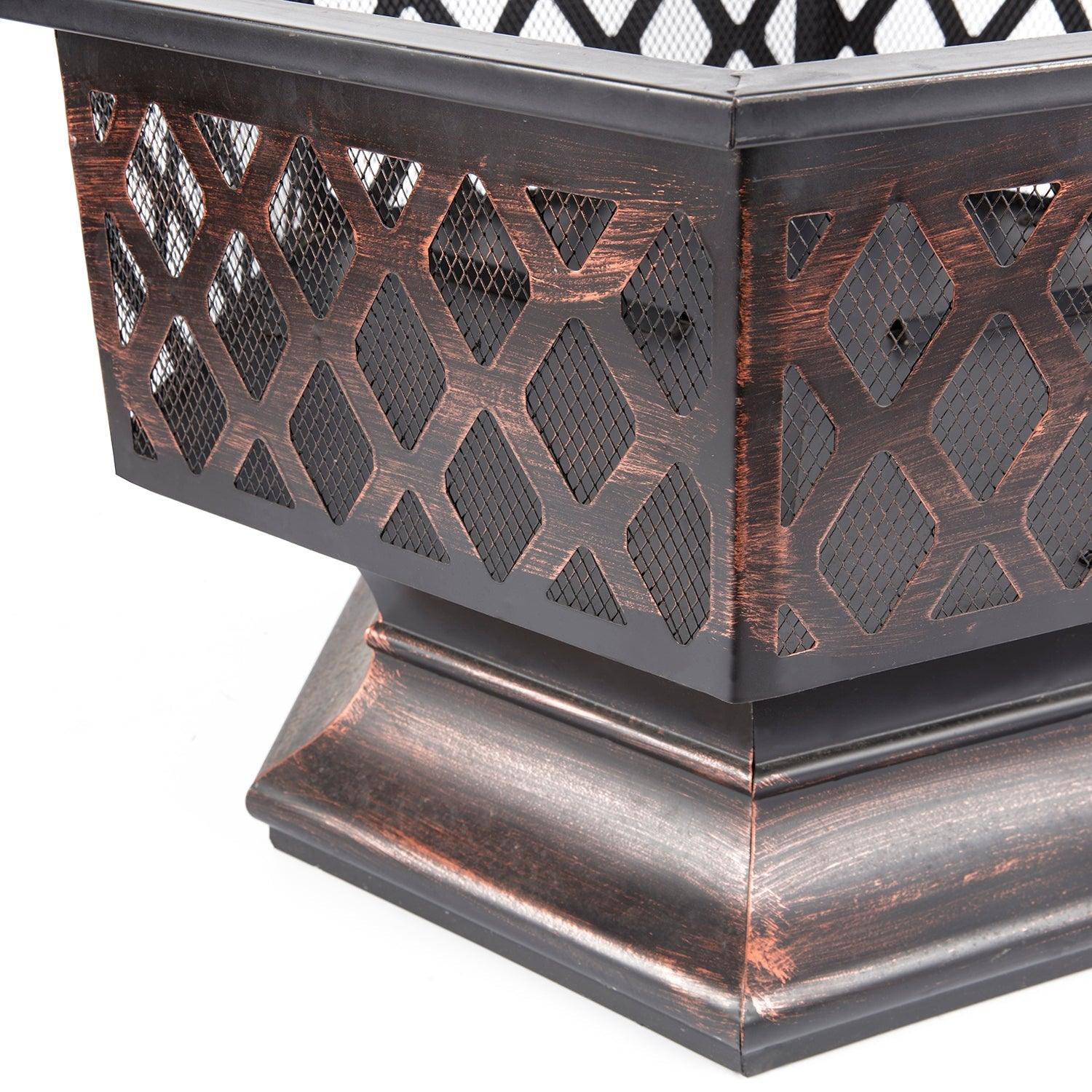 Iron Fire Pit Outdoor 24" FredCo