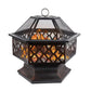 Iron Fire Pit Outdoor 24" FredCo