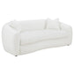 Isabella 2-piece Upholstered Tight Back Living Room Set White 509871-S2 Coaster FredCo