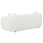 Isabella 2-piece Upholstered Tight Back Living Room Set White 509871-S2 Coaster FredCo