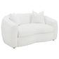 Isabella 3-piece Upholstered Tight Back Living Room Set White 509871-S3 Coaster FredCo