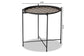 Ivana Modern and Contemporary Black Finished Metal Plant Stand FredCo