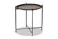 Ivana Modern and Contemporary Black Finished Metal Plant Stand FredCo