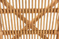 Ivora Modern Bohemian Natural Brown Rattan 2-Piece Dining Chair Set FredCo