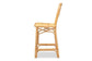 Ivora Modern Bohemian Natural Brown Rattan Counter Stool FredCo