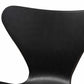 Jaden Modern and Contemporary Black Plastic and Black Metal 4-Piece Dining Chair Set FredCo